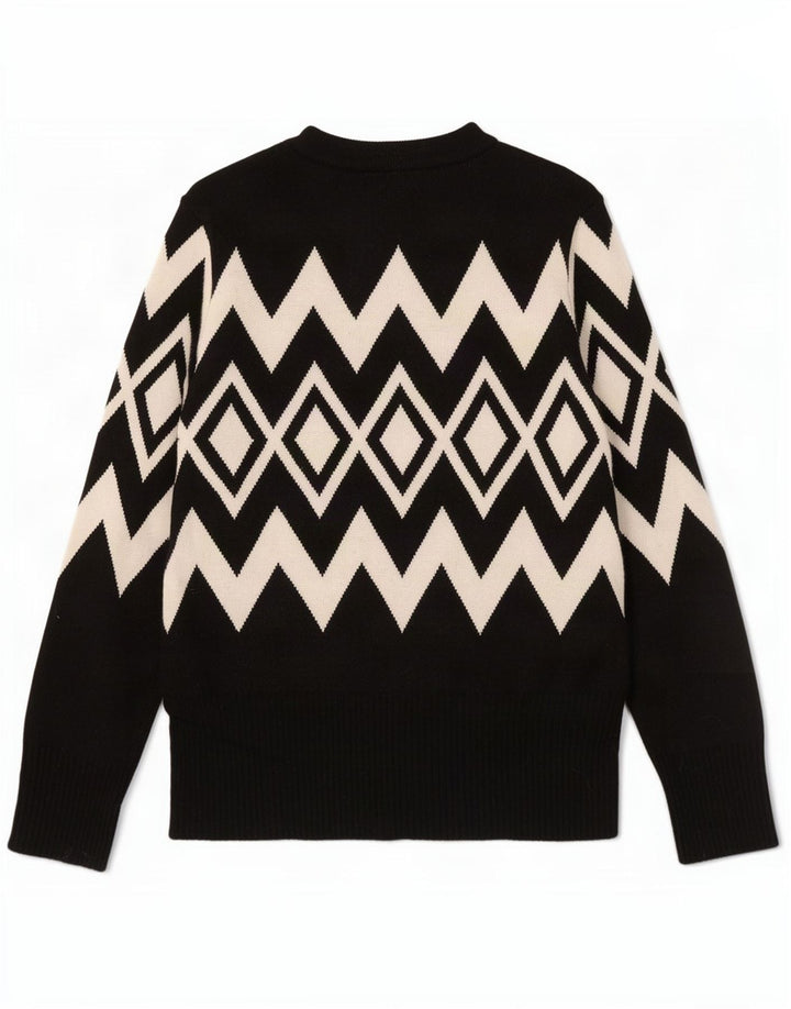 Marks & Spencer Dame sweater med rund hals DK 12 Medium Sort