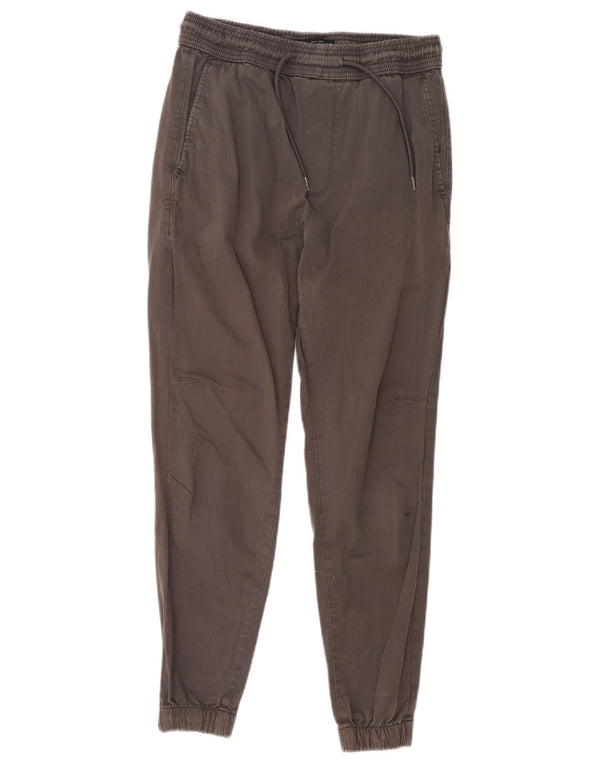 Zara Herre Joggers Chino Bukser Small W30 L28 Grå Bomuld