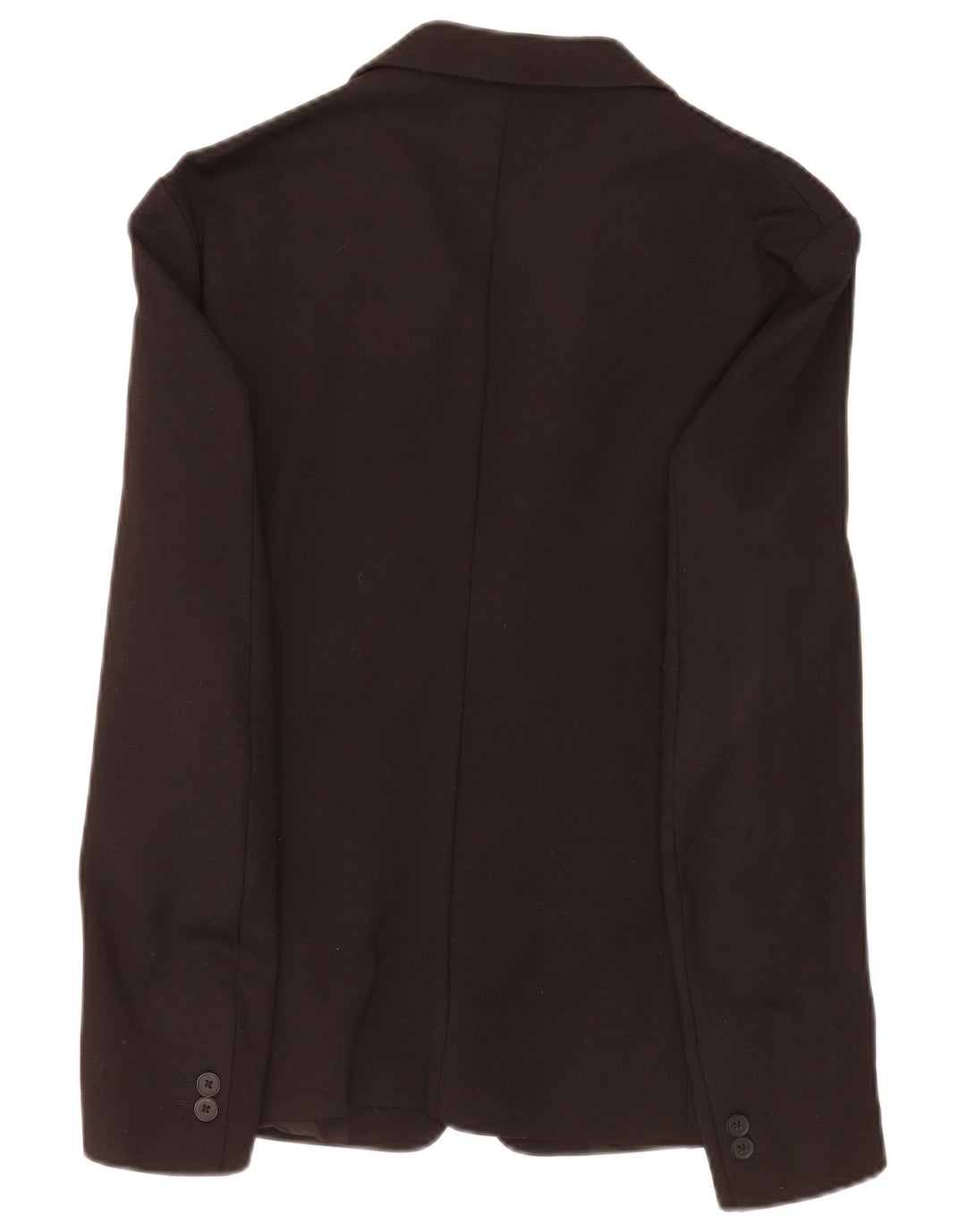 Zara Herre 2-knaps blazerjakke UK 36 Small Black Viscose Classic