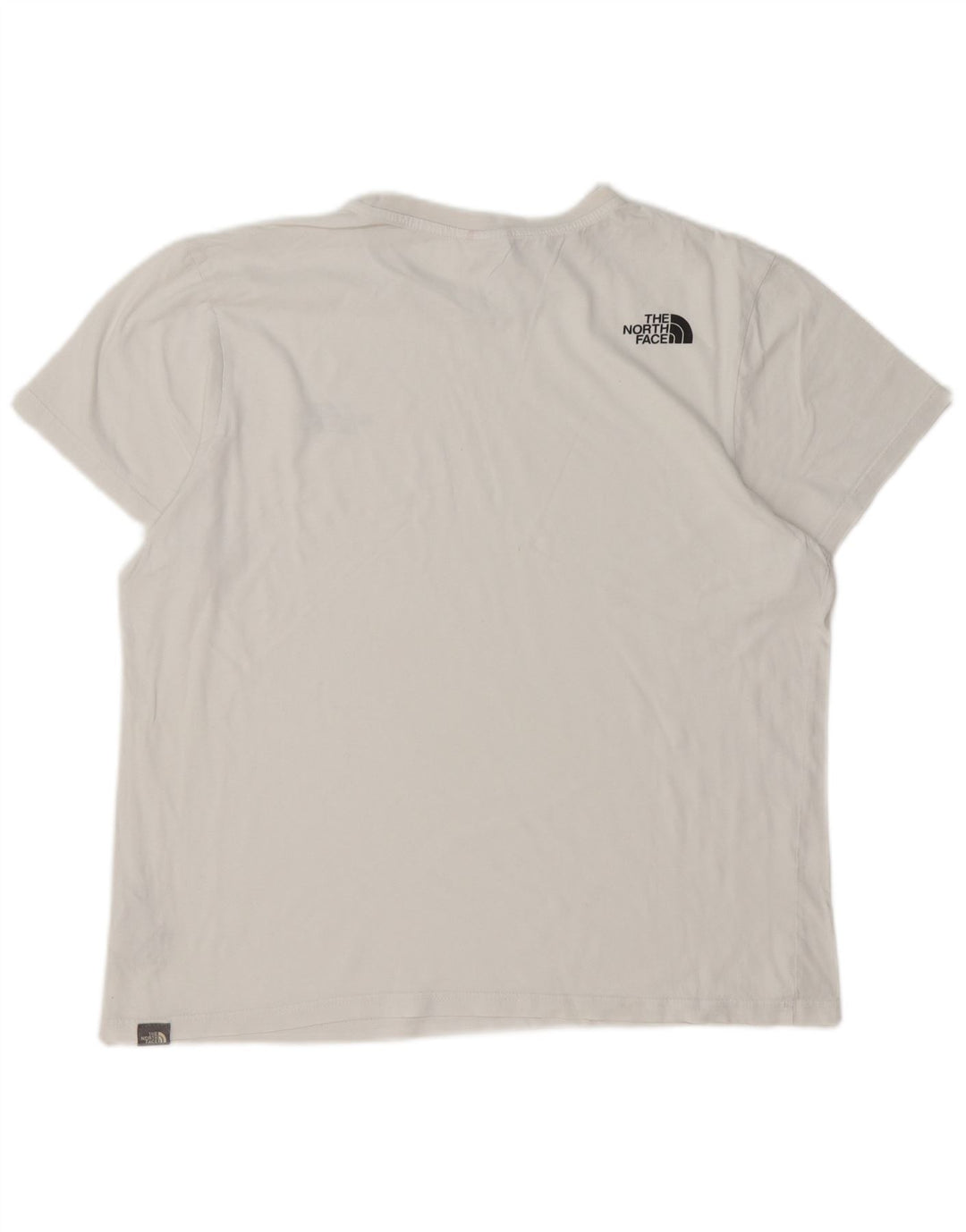 THE NORTH FACE Herre T-Shirt Top Stor Hvid Bomuld