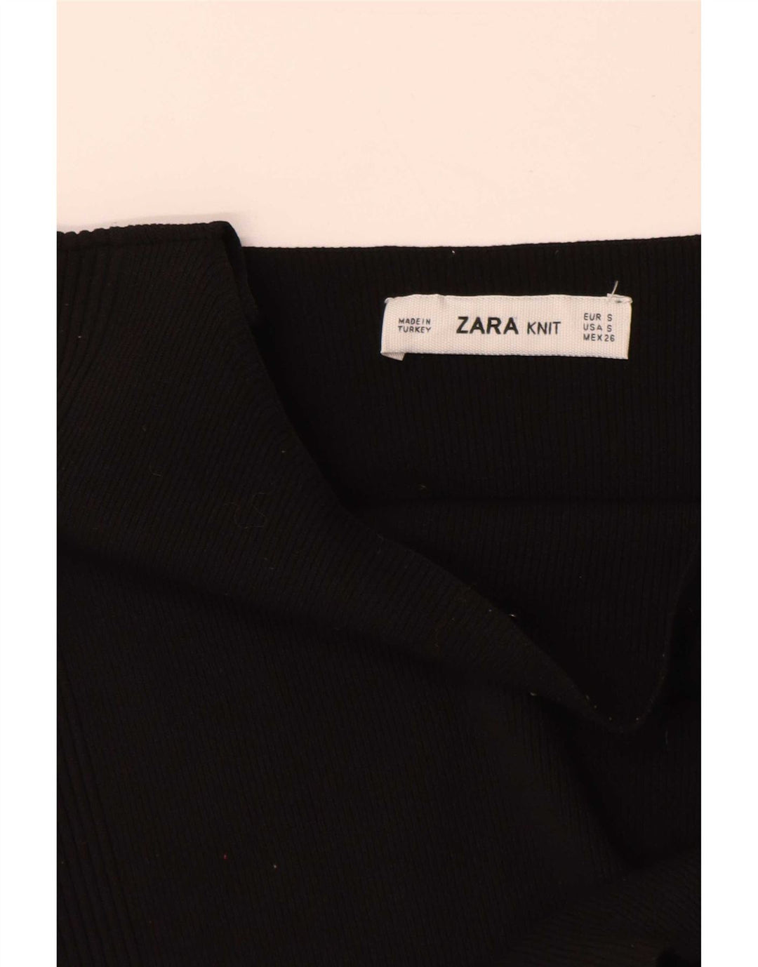 Zara Damevest Top UK 10 Lille Sort