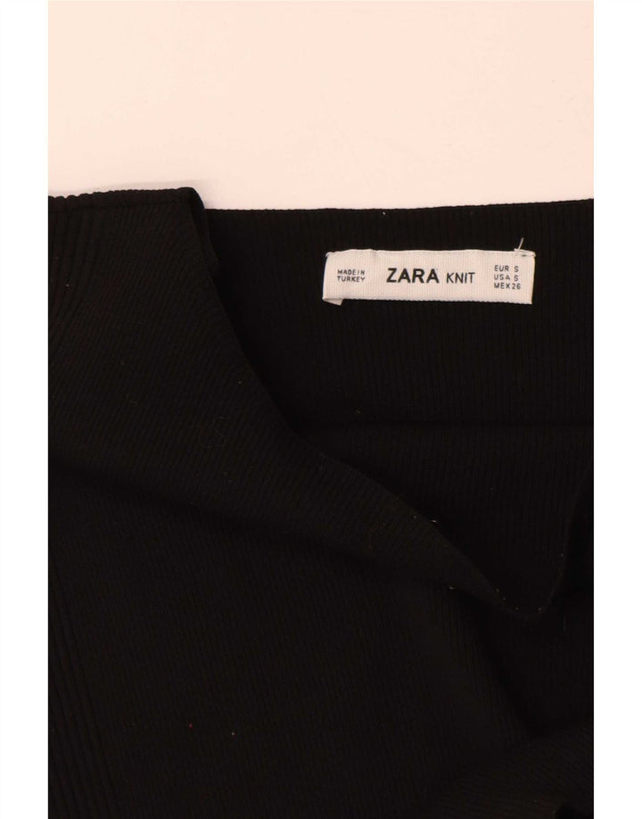 Zara Damevest Top UK 10 Lille Sort
