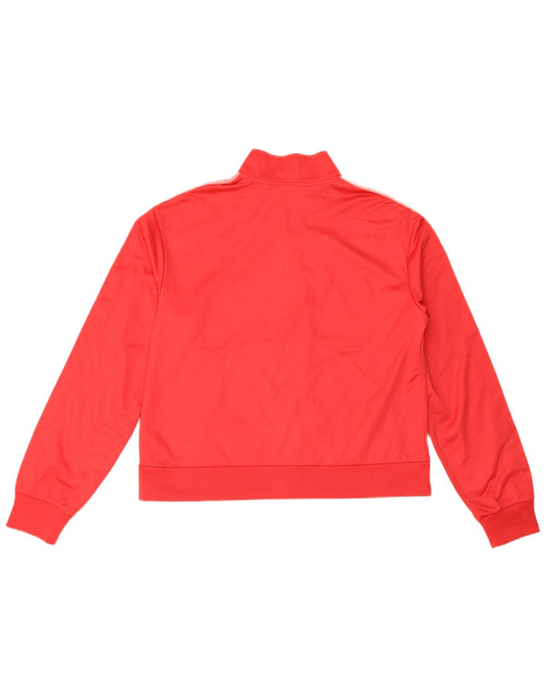Diadora Dame Grafisk Træningsdragt Topjakke UK 18 XL Rød Polyester