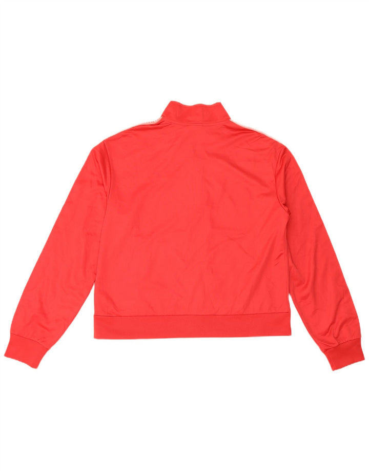 Diadora Dame Grafisk Træningsdragt Topjakke UK 18 XL Rød Polyester
