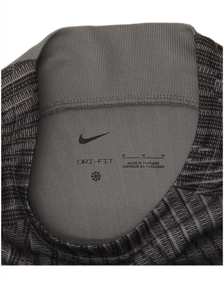 Nike Herre Dri Fit T-shirt Top Medium Grey Camouflage