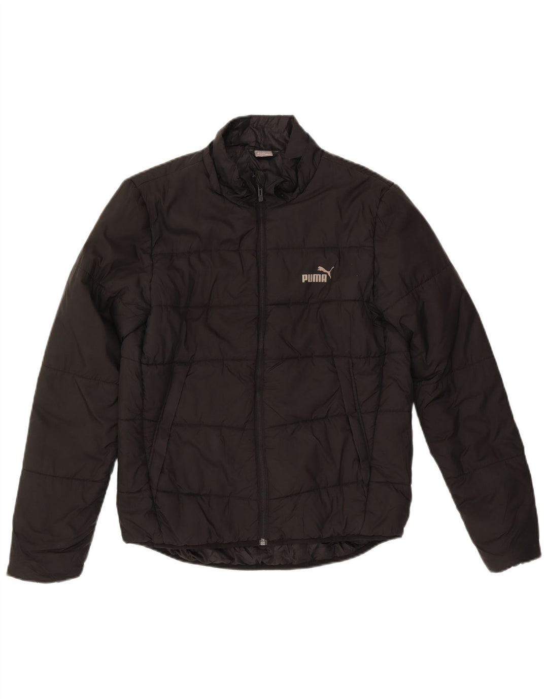 Puma Pige Polstret Jakke 15-16 År Sort Polyester