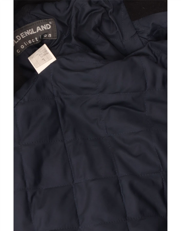 Old England Herre Pea Coat UK 40 Large Navy Blue Wool