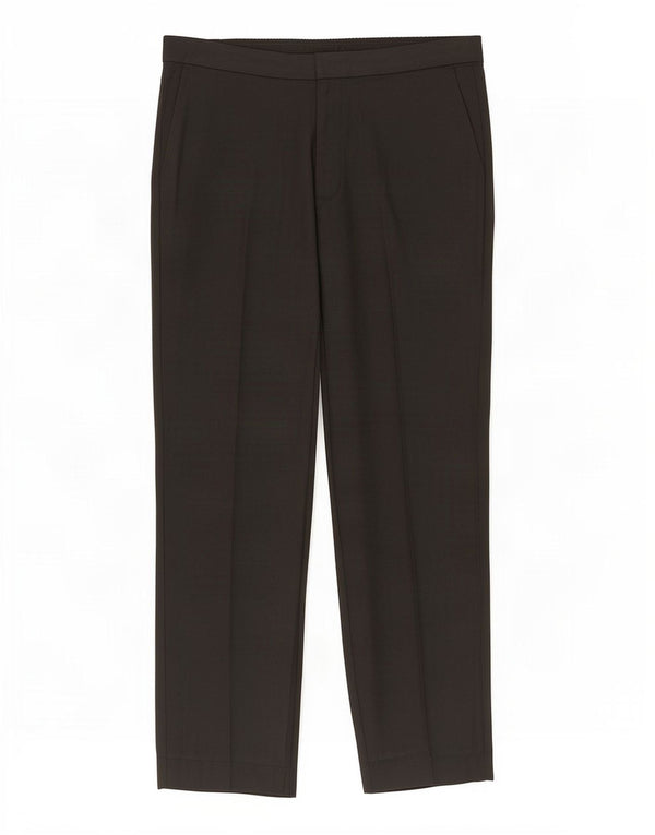 Marks & Spencer Mens Autograph Tapered Casual Trousers W34 L28 Black