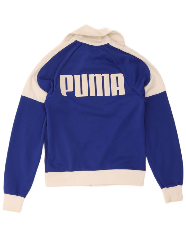 Puma Herre grafisk træningsdragt Top jakke Lille blå Colourblock Polyester