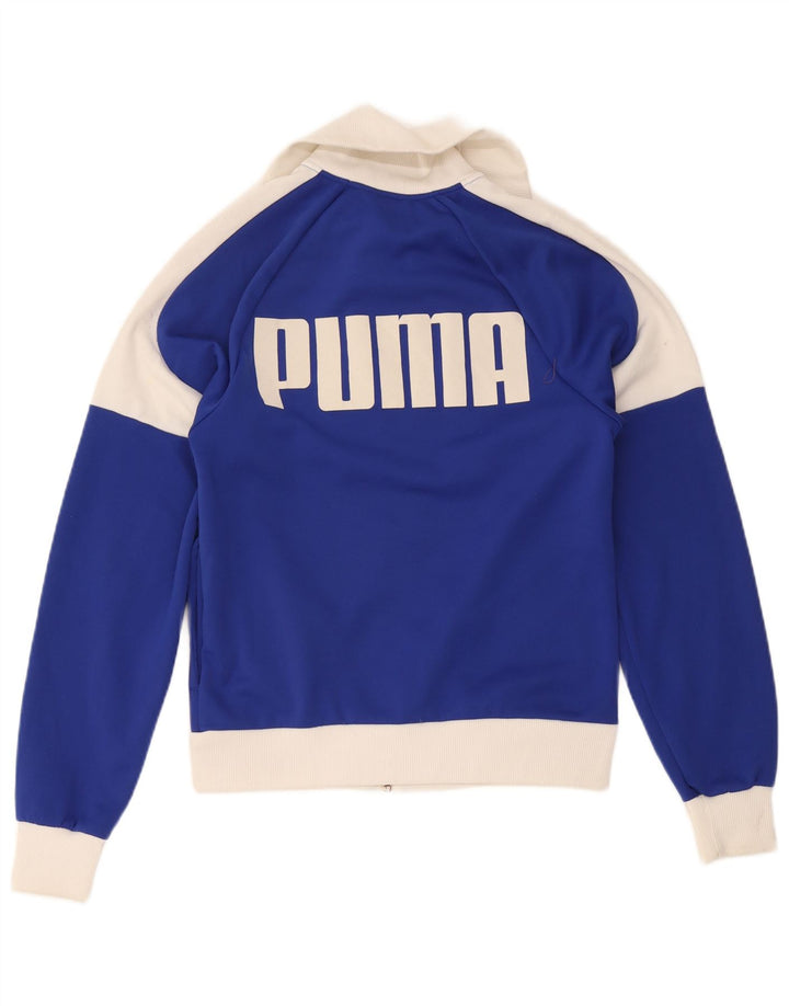 Puma Herre grafisk træningsdragt Top jakke Lille blå Colourblock Polyester