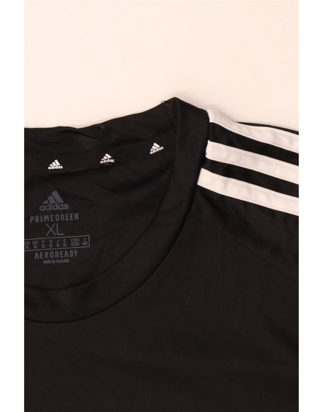 Adidas Herre Aeroready T-Shirt Top XL Sort Polyester