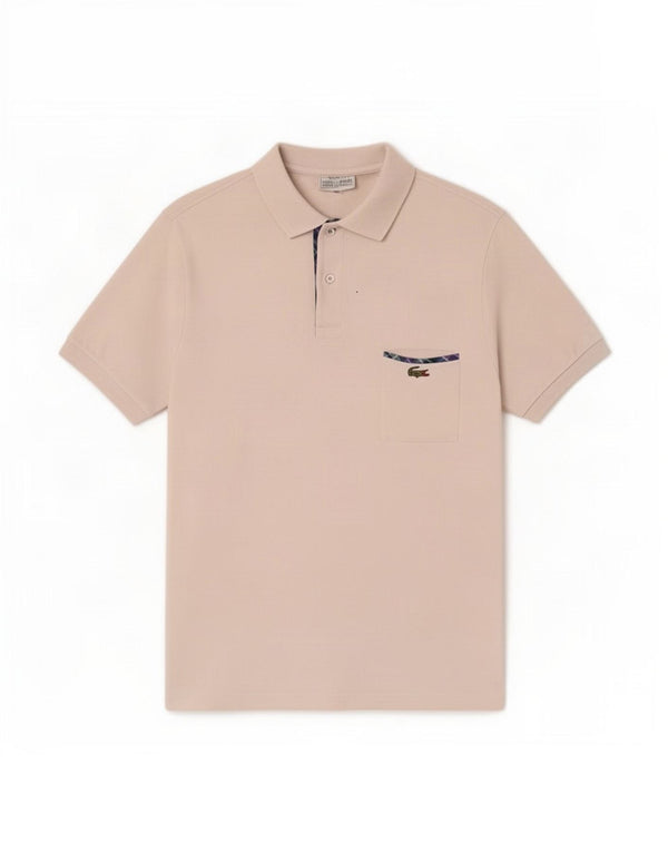 Lacoste herre poloskjorte str. 5 Large Hvid bomuld