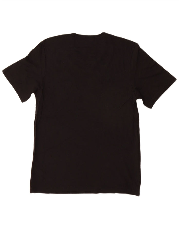 Hugo Boss Herre T-Shirt Top Stor Sort Bomuld