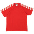Adidas Herre T-Shirt Top Lille Rød Bomuld