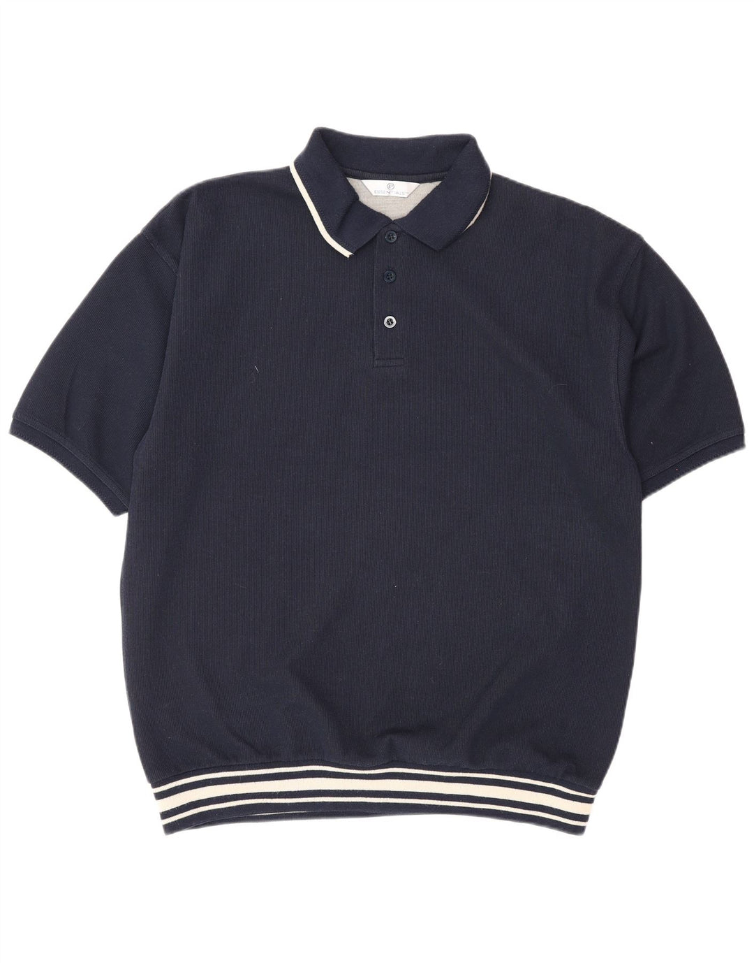 Essentials Herre Polo Shirt Large Navy Blue
