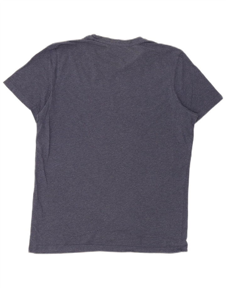Jack & Jones Herre grafisk T-shirt Top Medium Marineblå Bomuld