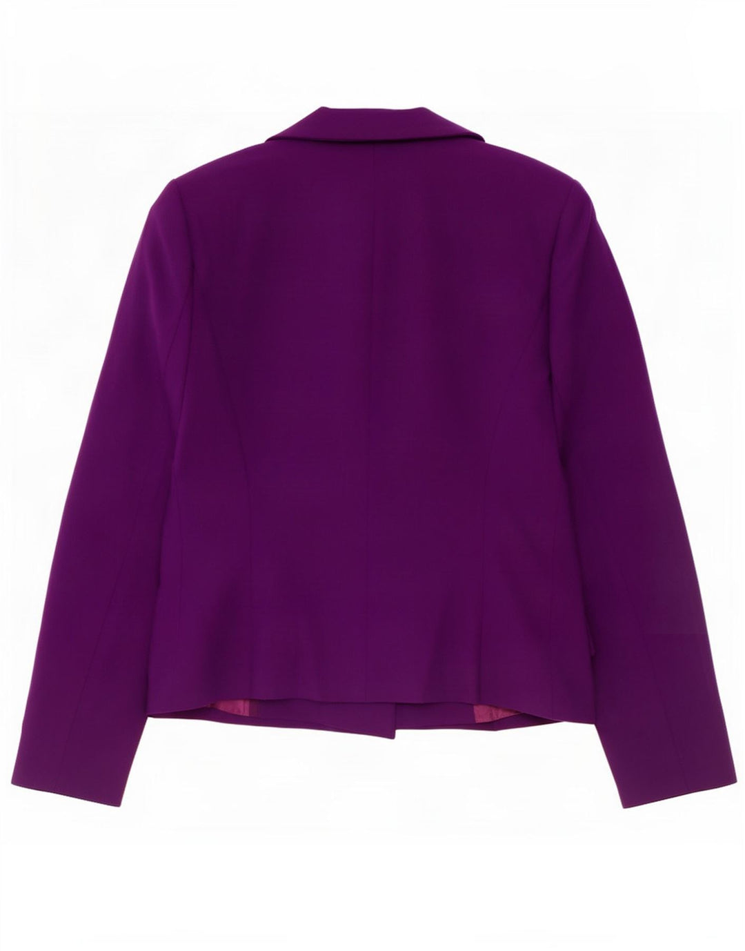 Zara Dame Dobbeltradet Blazer Jacket UK 14 Large Purple