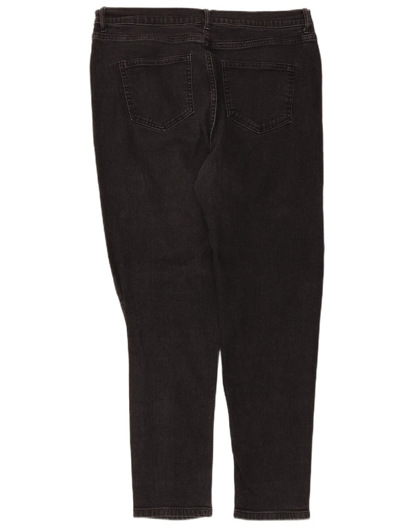 Marks & Spencer Dame Skinny Jeans UK 16 Large W34 L28 Black Bomuld