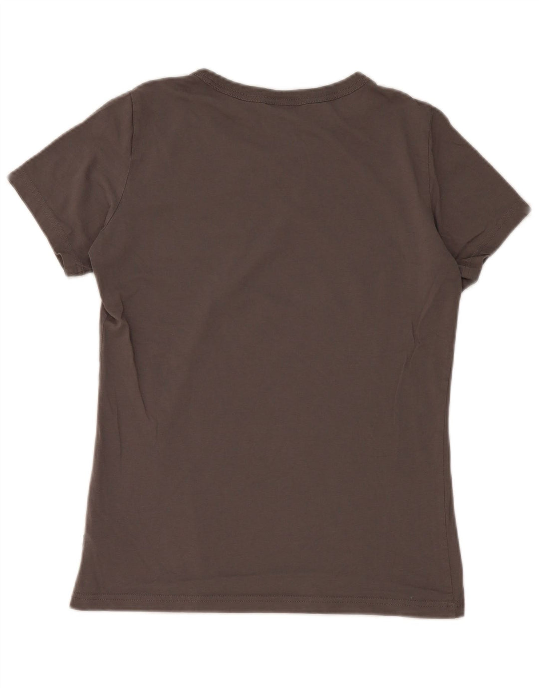 G-Star Dame Grafisk T-Shirt Top UK 12 Medium Grå Bomuld