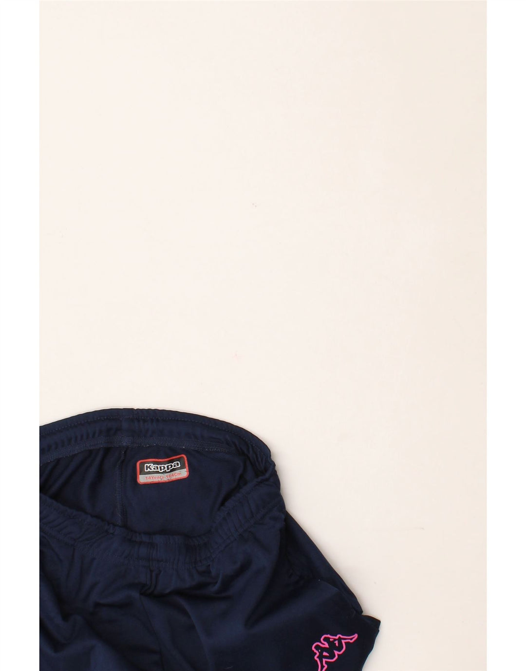 KAPPA Girls Tracksuit Trousers 13-14 Years  Navy Blue Polyester Vintage Kappa and Second-Hand Kappa from Messina Hembry 