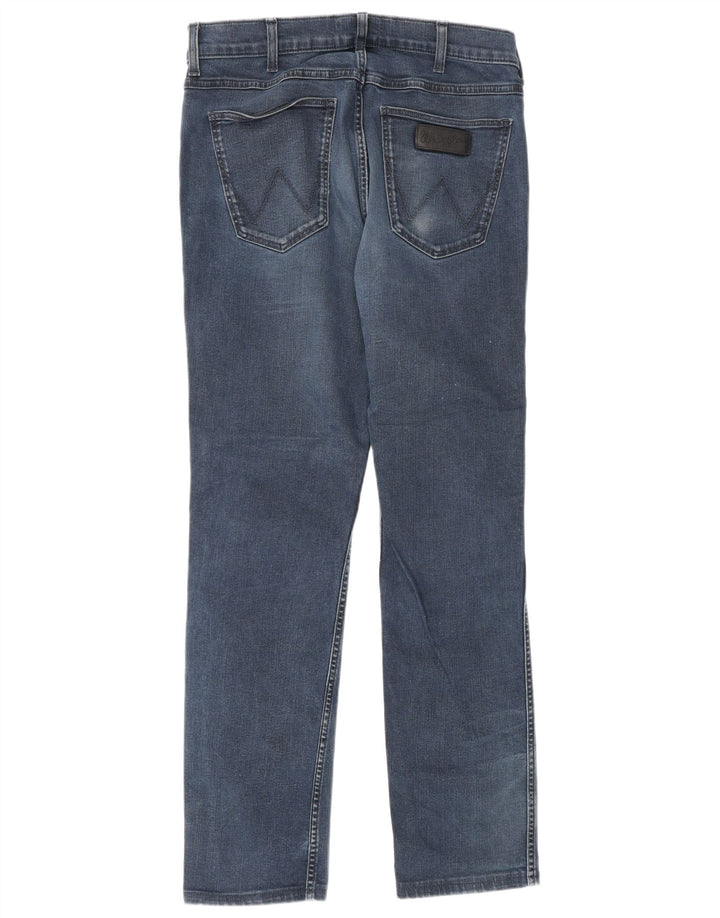 Wrangler Straight Jeans til mænd W32 L30 Blå