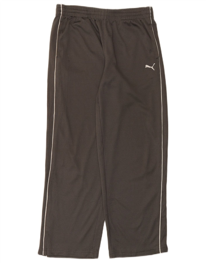 Puma Drenge Træningsbukser 11-12 År Stor Grå Polyester