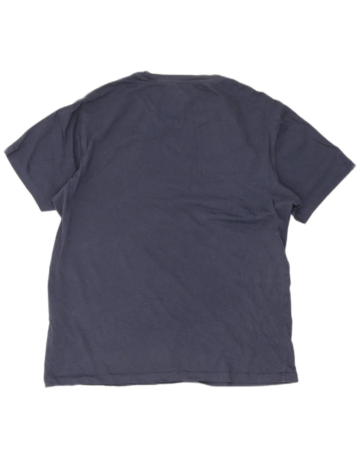 Levi's Herre grafisk T-shirt Top Medium Marineblå Bomuld