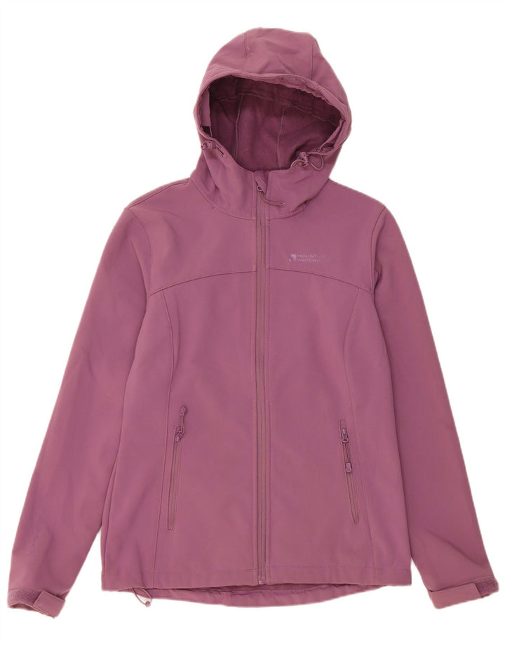 Mountain Warehouse Dame hætte vindjakke UK 8 Small Purple