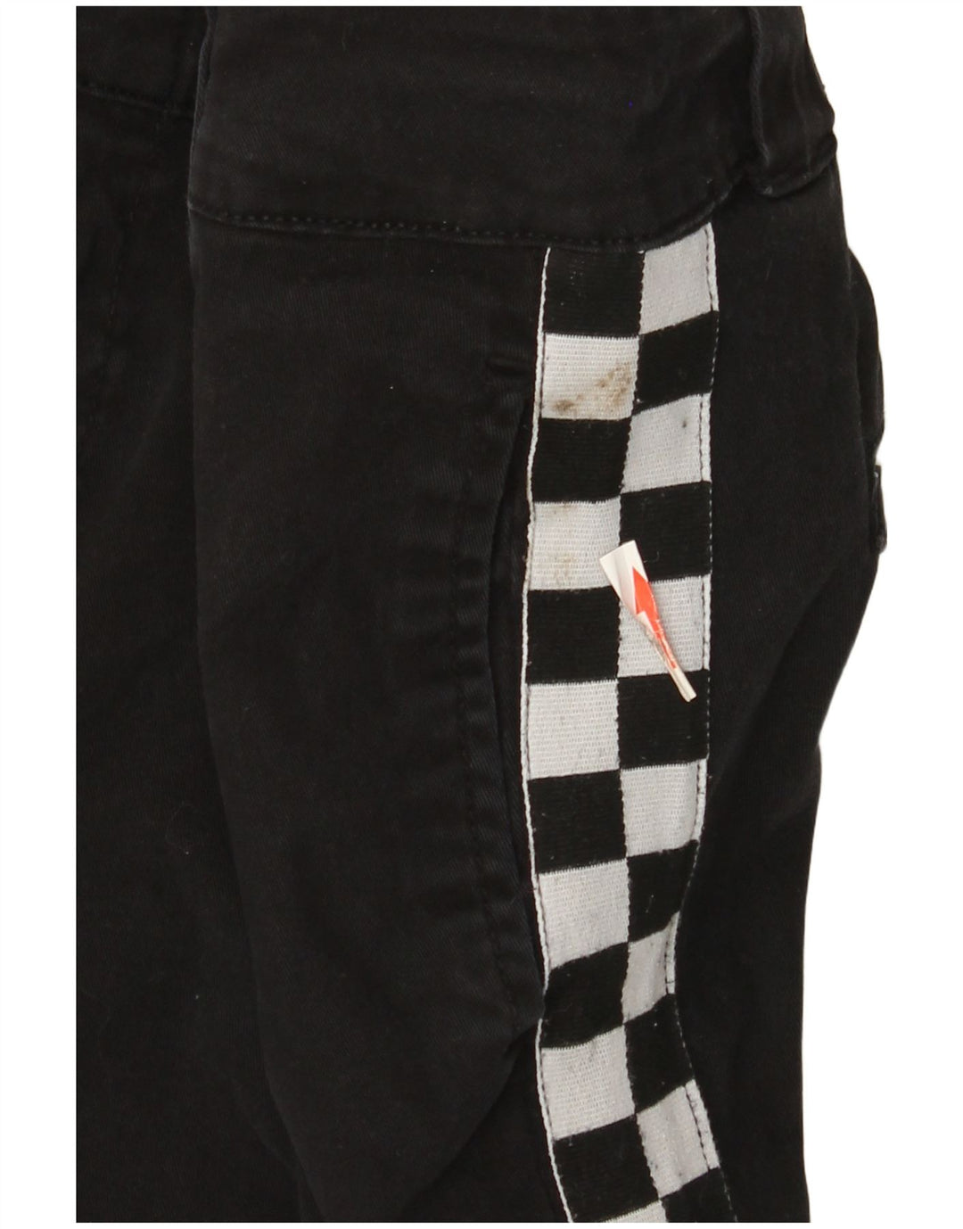 Dickies Dame Slim Chino Bukser US 9 Medium W29 L28 Sort Geometrisk