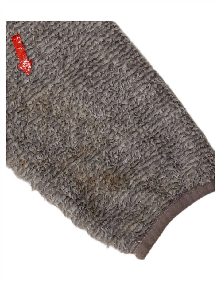 Jack Wolfskin Dame Hættejakke i fleece UK 12 Medium Grey Polyester