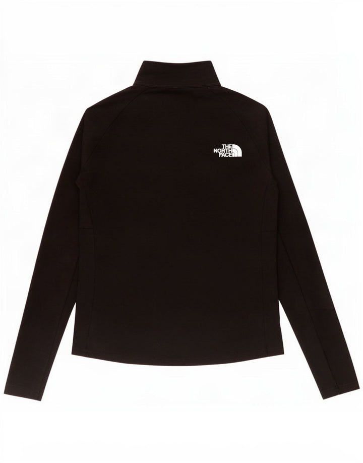 The North Face Dame Pullover med lynlås-hals-træningsdragt Top UK 10 Small Black