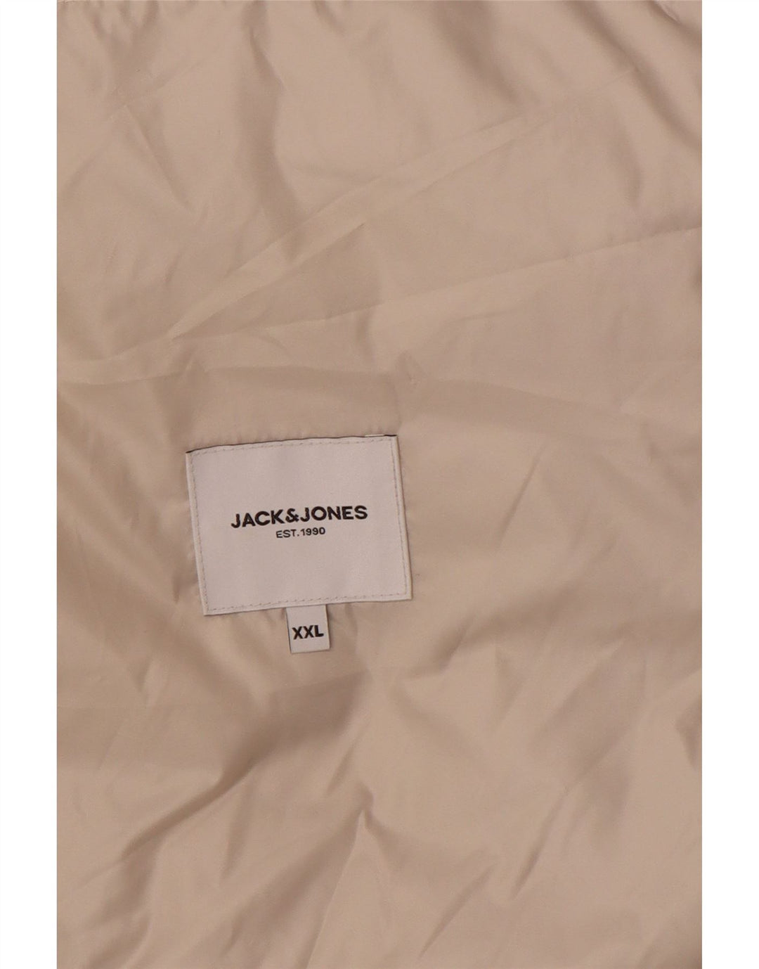 Jack & Jones Polstret Herrejakke UK 44 2XL Beige Polyester