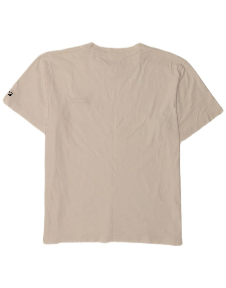 Reebok Herre T-Shirt Top XL Hvid Bomuld