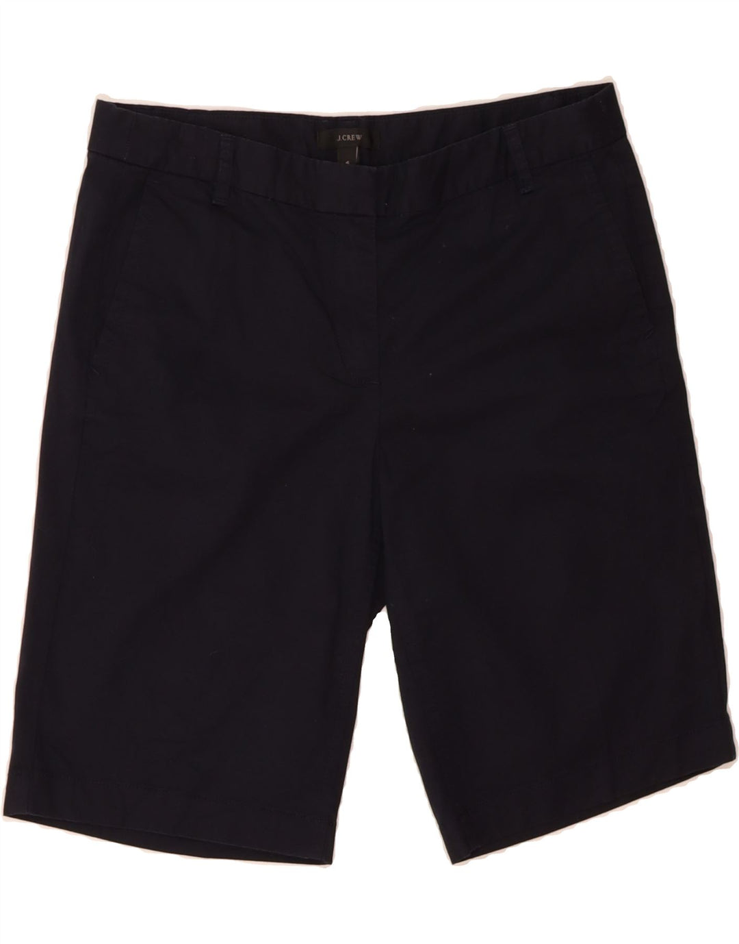 J. CREW Womens Chino Shorts US 4 Small W27  Navy Blue Cotton Vintage J. Crew and Second-Hand J. Crew from Messina Hembry 