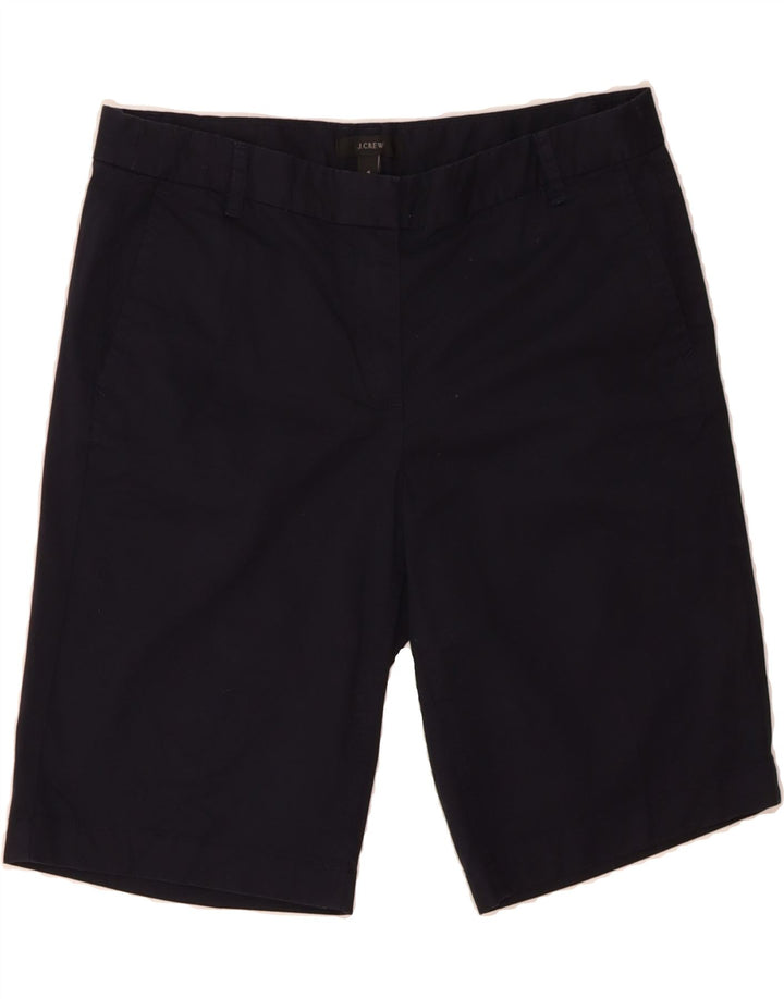 J. CREW Womens Chino Shorts US 4 Small W27  Navy Blue Cotton Vintage J. Crew and Second-Hand J. Crew from Messina Hembry 