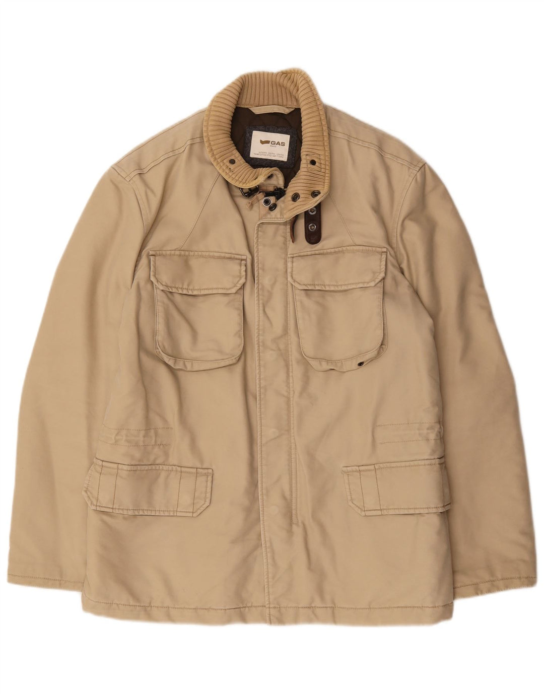 Gas Herre Utility Jacket UK 40 Large Beige