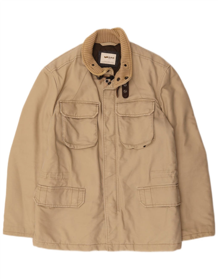 Gas Herre Utility Jacket UK 40 Large Beige