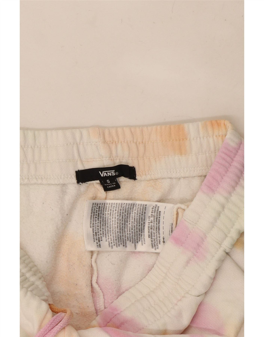 VANS Dame træningsdragt Bukser Joggers UK 10 Small Multicolor Tie Dye