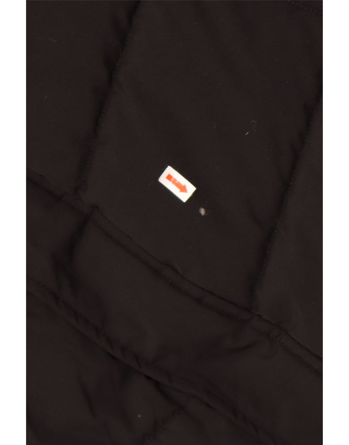 Superdry Graphic Parkajakke med hætte til kvinder UK 14 Medium Black Winter