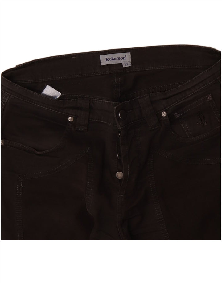 Jeckerson lige jeans til kvinder W32 L29 sort bomuld