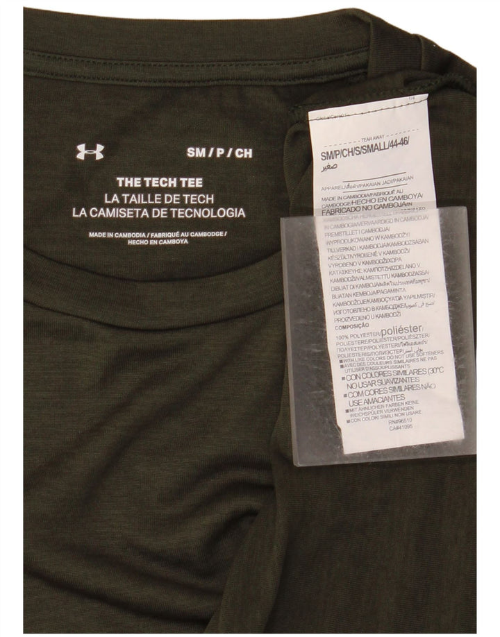 Under Armour Herre T-Shirt Top Lille Khaki Polyester