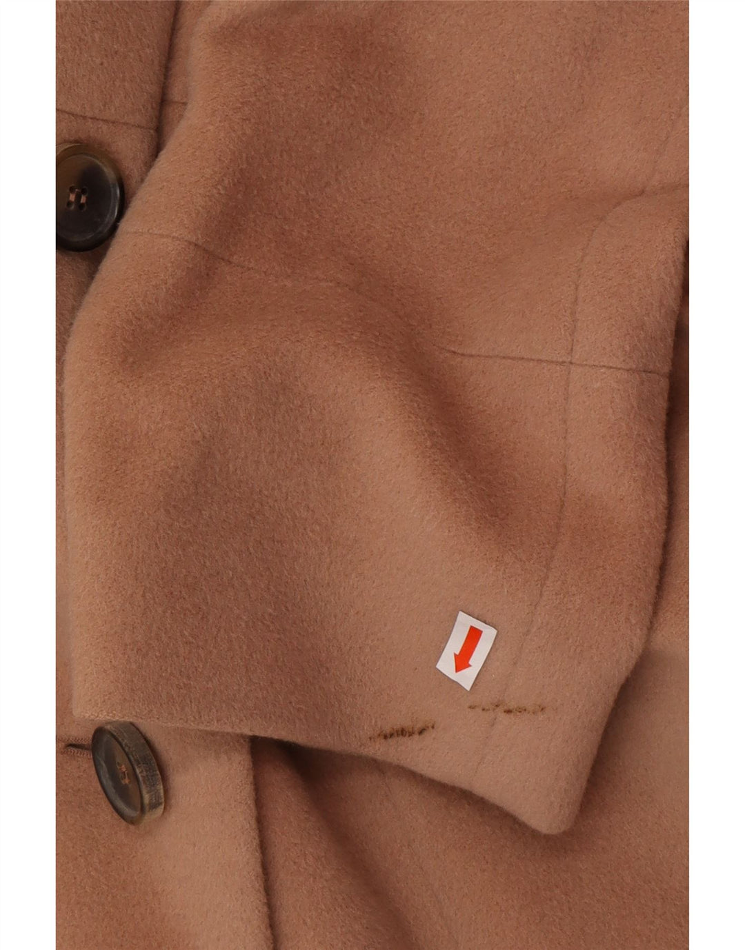 RENE LEZARD Dame Overfrakke EU 38 Medium Beige Uld