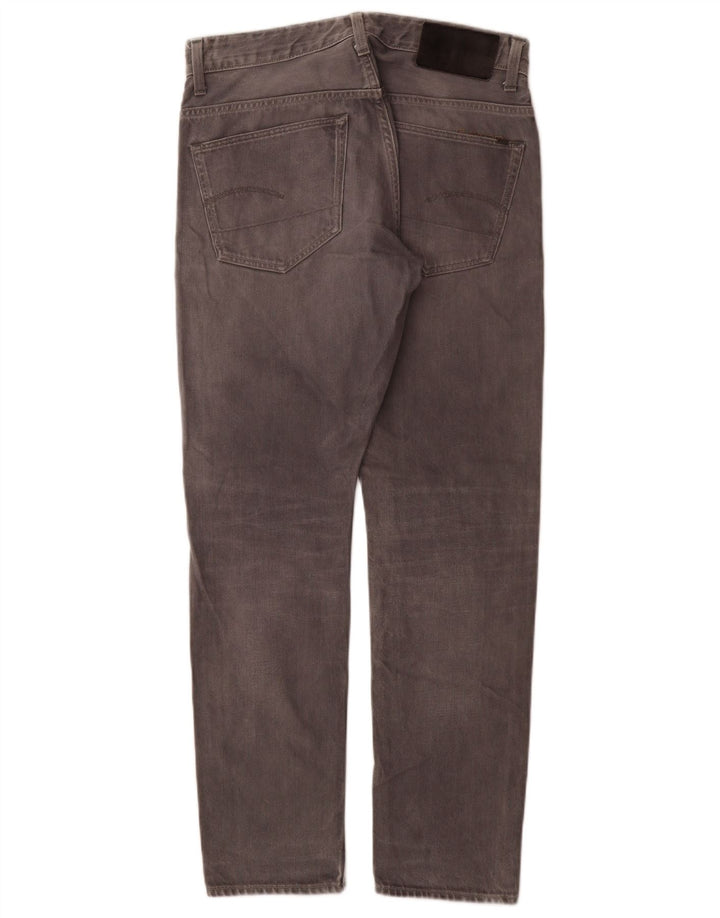 G-Star Herre 3301 tilspidsede jeans W32 L32 Grå bomuld