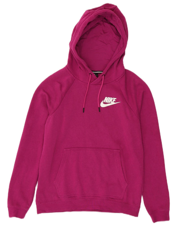 Nike oversized hættetrøje til kvinder DK 10 Small Pink Bomuld