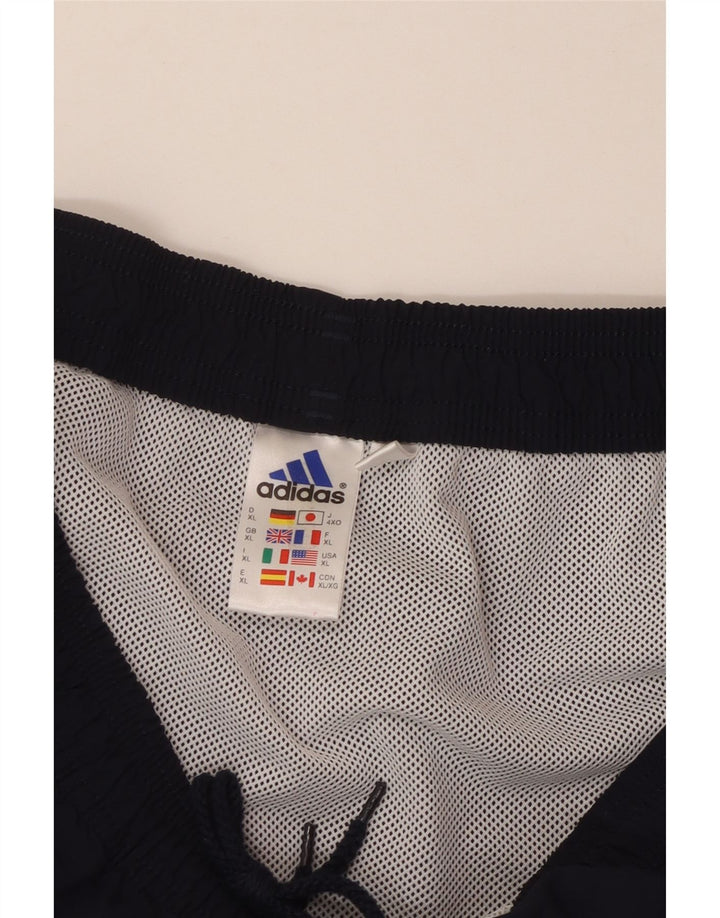 ADIDAS grafiske sportsshorts til mænd XL marineblå polyamid
