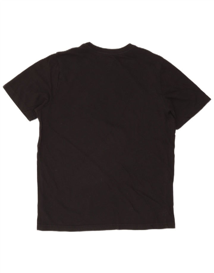 Puma Herre Grafisk T-Shirt Top Stor Sort Bomuld