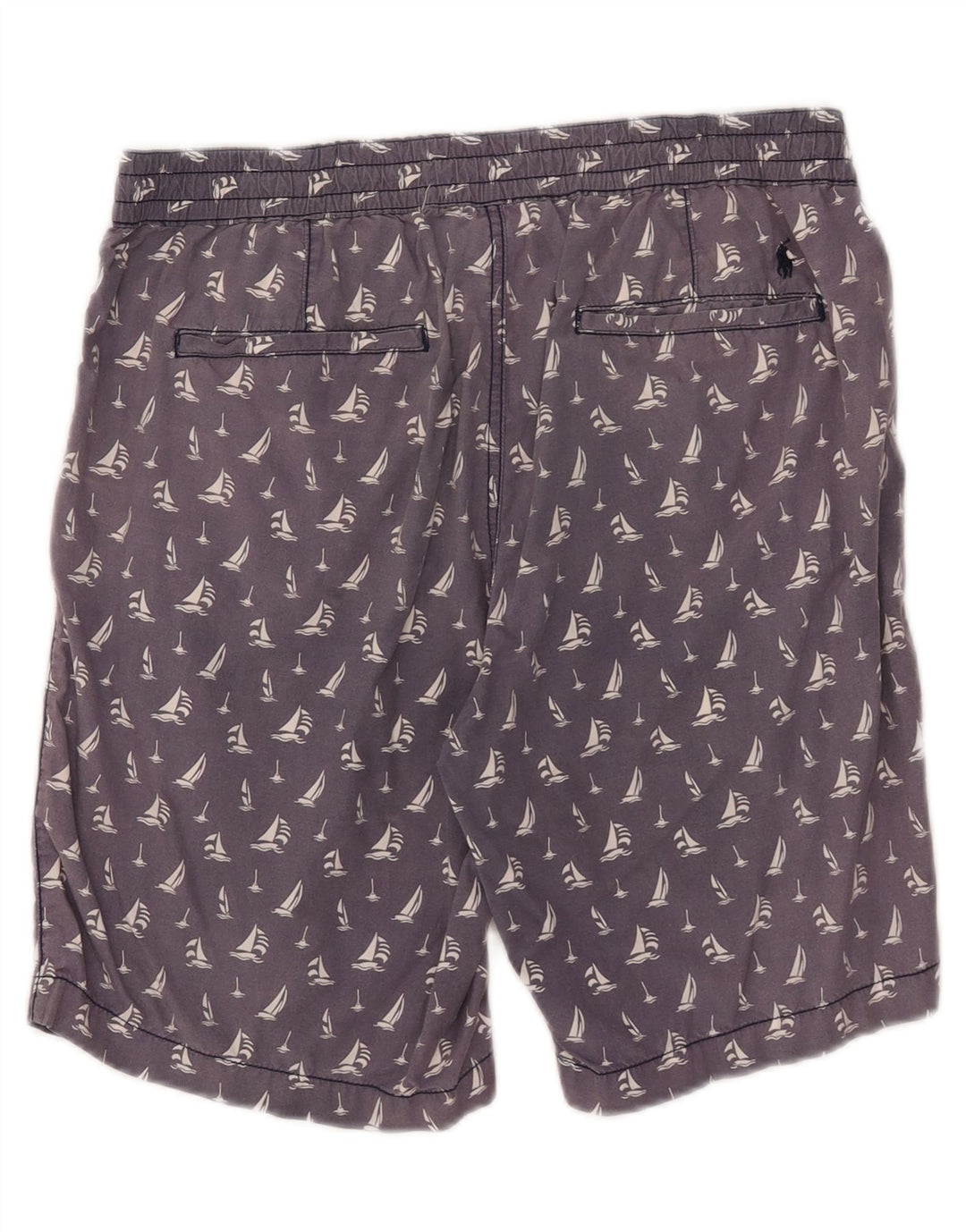Polo Ralph Lauren Herre abstrakt mønster Casual Shorts Medium W32 Navy Blue