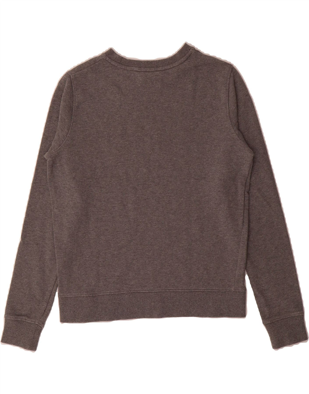 CALVIN KLEIN Womens Graphic Sweatshirt Jumper UK 10 Small Grey Cotton Vintage Calvin Klein and Second-Hand Calvin Klein from Messina Hembry 