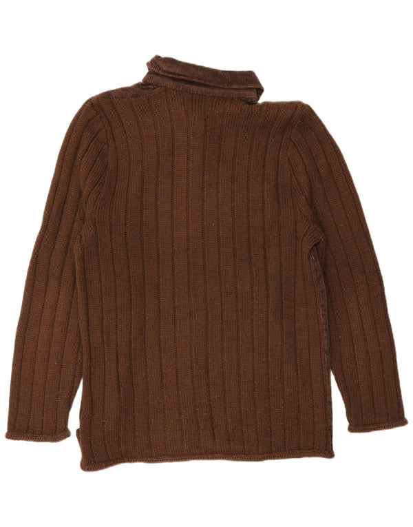 Vintage dame cardigan sweater UK 14 Large Brown