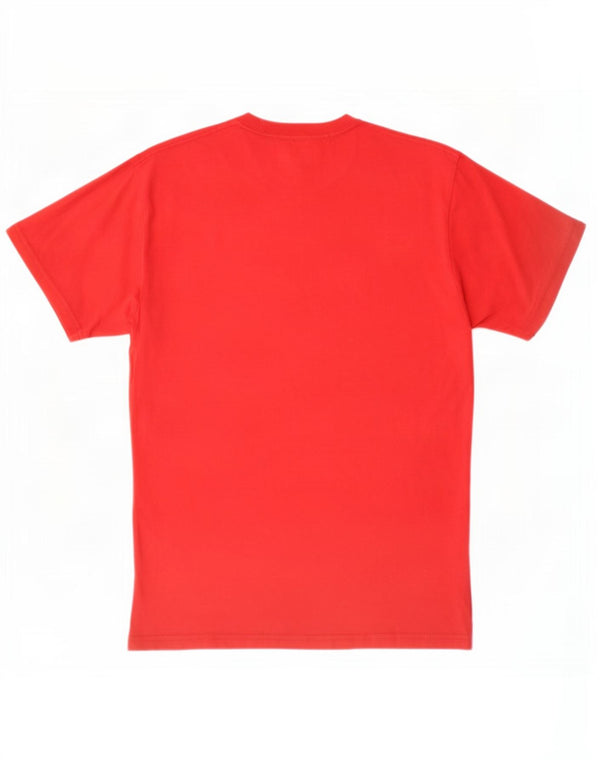 Vans Herre Classic Fit Grafisk T-Shirt Top Medium Rød Bomuld